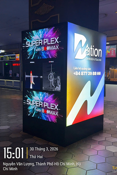 màn hình led trung tâm thương mại